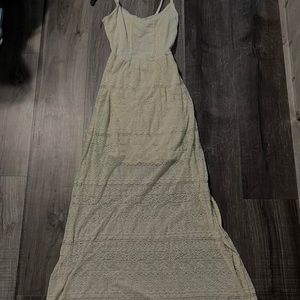 Hollister lace cami maxi dress